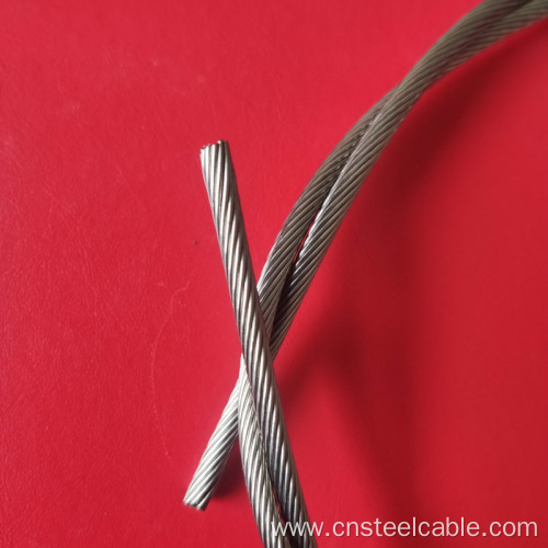 1X19 Dia.0.5mm to 20mm stainless steel strand